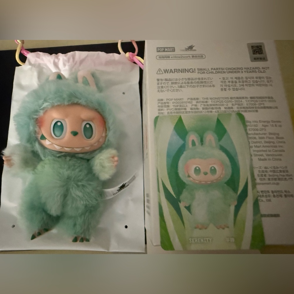 LABUBU The Monsters Big Into Energy Series Plush Pendant "Serenity"